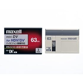 maxell �r�f�I�J�����p DVC�n�C�r�W�����^��Ή�1��DVM63HE