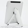 �V����iPad��3����EiPad2�Ή��I�yWY Style�z Portable Folding Stand for iPad&�m�[�g�p�\�R���y�g�їp���[�|�[�`�E�t���N���[�i�[�t���z WY-ANYSTANDWH�@REGZA Tablet�AARROWS Tab�ɂ��Ή�(�J���[�F�z���C�g)