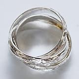  スクロール3連リング★手彫りが人気のリング【ハワイアンジュエリー指輪★BYTHESEAバイザシー・ハワジュHawaiian Jewelry】