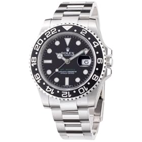 [�����b�N�X]ROLEX GMT�}�X�^�[2 �u���b�N������ SS �r���v Ref.116710 �����Y �y���s�A���i�z
