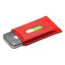 アベニューディー ICカード本革パスケース for iPhone 4S/4 レッド（読取りエラー防止シート付属）