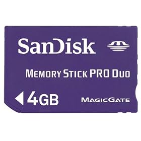 SanDisk MemoryStick Pro Duo 4GB SDMSPD-4096-J61