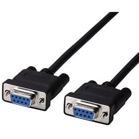 ELECOM RoHS�w�ߑΉ�RS-232C���Ή����o�[�X�P�[�u��(9pin���X-9pin���X) 1.5m C232R-ECO915