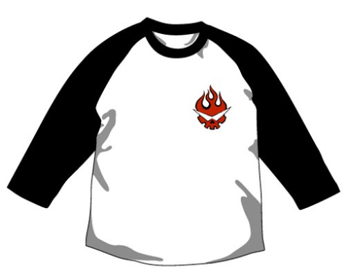  劇場版 天元突破グレンラガン 紅蓮編 グレン団ラグランTシャツ ブラック サイズ:L