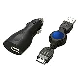 iBUFFALO Arvel DC�d���P�[�^�C�V�K�[�[�d�� USB�P�[�u���t FOMA AKJ108F