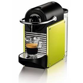 Nespresso �I�[�g�^�C�v PIXIE(�s�N�V�[) �C�G���[ D60YE