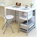 �T�����_�C���N�g �܂肽���݃f�X�N �`�F�A�t �p�\�R���f�X�N �z���C�g 100-DESK028W