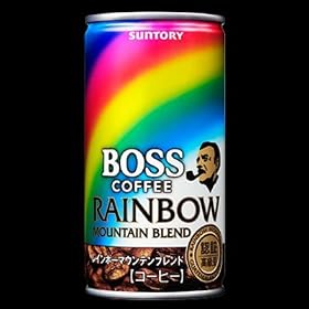 �{�X�@���C���{�[�}�E���e���u�����h 190g�ʃR�[�q�[�y�@1�{�P�ʁ@�zsuntory boss rainbow mountain blend