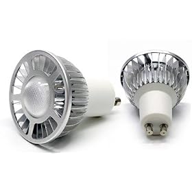 GlacialTechLED�X�|�b�g���C�g �d���F GU10�r�[���p50�������d��40W LED�� 3x1.5W GL-MR16-510NWW50H BGL371
