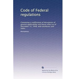 【クリックでお店のこの商品のページへ】Code of Federal regulations (Vol.4702) [ペーパーバック]