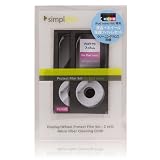  Simplism iPod nano 4th 用保護フィルムセット Protect Film Set for iPod nano 4th スクリーン、ホイール保護フィルム各2枚入り、合計4枚セット TR-PFSNN4-01