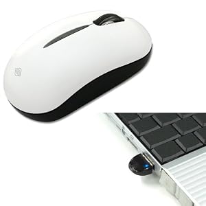 Bluetooth�б� ���ؼ��ޥ����ʥۥ磻�ȡ�USB�����ץ���)BT-MS01-WH-1X
