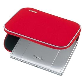 [ELECOM ZEROSHOCKインナーバッグ A5ノートPC対応 レッド]