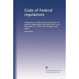 【クリックでお店のこの商品のページへ】Code of Federal regulations (Vol.2550) [ペーパーバック]