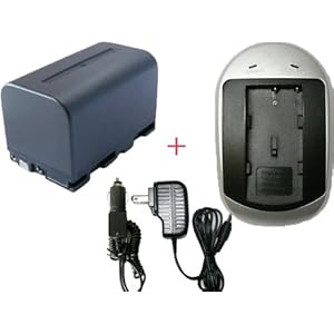 【クリックで詳細表示】【 充電器 セット 】【 日本製 セル 】 ソニー NP-FS20 NP-FS21 NP-FS22 互換 バッテリー ＋ 充電器 ( ACアダプタ ＋ シルバーカラー タイプ)