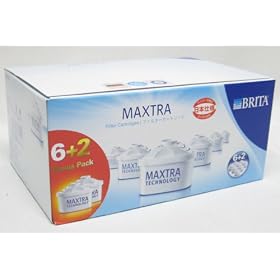 BRITA �u���^ Maxtra �}�N�X�g�� �����p�J�[�g���b�W 8�Z�b�g
