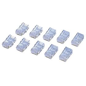 ELECOM LD-6RJ45T10 CAT6�Ή�RJ45�R�l�N�^(10��)