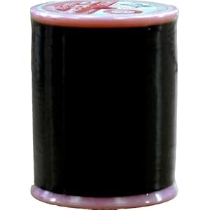 【クリックでお店のこの商品のページへ】フジックス シャッペスパン太口30/300m黒