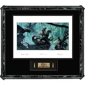 Kong - Framed Lithograph & Movie Prop