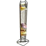  Atlantic 1248 Onyx CD Black Wire Rack