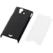 ELECOM docomo Xperia ray SO-03C�p�V�F���J�o�[ �p���`���O �u���b�N PD-SOX4PVPBK