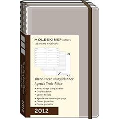 MOLESKINE �����X�L�� 2012�N �J�C�G3���Z�b�g�_�C�A���[ / ���[���O���[