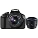 Canon �f�W�^����჌�t�J���� EOS Kiss X50 �u���b�N �������X�i�b�v�L�b�g KISSX50BK-SKIT