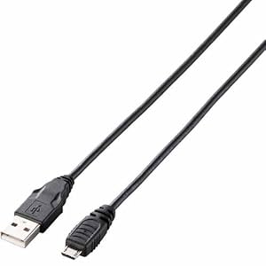 【クリックで詳細表示】ELECOM Micro-USB(A-MicroB)ケーブル 2.0m ブラック MPA-AMB20BK
