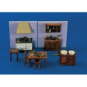 �_�C�j���O�L�b�`���Ƌ�Z�b�g�@7�_�@1/35 Kitchen Furniture [VP888]