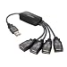 ELECOM USB HUB�P�[�u�� U2H-M4BGT
