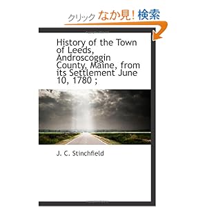 【クリックでお店のこの商品のページへ】Stinchfield, J. C. |本