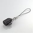 ELECOM ���^ �g�ѓd�b�p�w�b�h�z���ϊ��R�l�N�^�[ �X�g���b�v�t �u���b�N  EHP-CT34 00BK