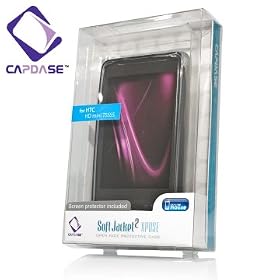 CAPDASE EMOBILE S31HT / HTC Aria Soft Jacket 2 XPOSE with Screen Guard Crystal Clear, Clear Black �\�t�g�W���P�b�g �i�N���X�^���E�N���A�[ �t���ی�V�[�g �t���j �N���A�[�E�u���b�N SJHCT5555-P201