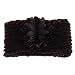 Goldbug Ear Muff & Flower Hair Band �C�A�[�}�t���t�����[�w�A�[�o���h �u���b�N �|���G�X�e�� WT-02044
