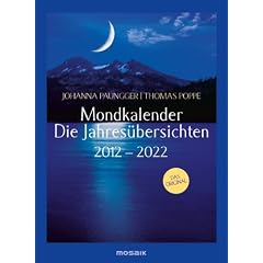 Mondkalender. Die Jahresuebersichten 2010-2020