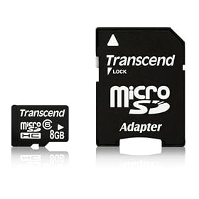 Transcend microSDHC�J�[�h 8GB Class6 �i�v�ۏ� [�t���X�g���[�V�����t���[�p�b�P�[�W (FFP)] TS8GUSDHC6E