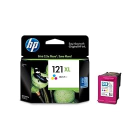 �q���[���b�g�E�p�b�J�[�h HP 121 XL �v�����g�J�[�g���b�W �J���[(����) CC644HJ
