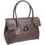 Osprey London The Tango Luxury Handbag Plum, Sacs à main femme