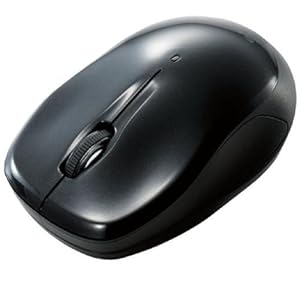 【クリックで詳細表示】ELECOM Bluetoothマウス 3ボタン 光学式 ブラック M-BT7BRBK