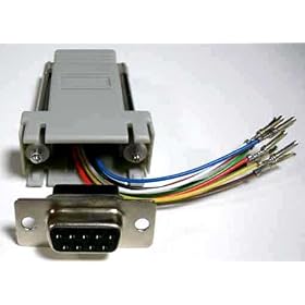 DB9���X-RJ45�ϊ��A�_�v�^�[ �J�X�^���L�b�g #DB9F-RJ45 kit