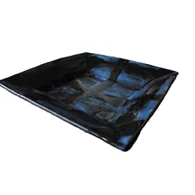 �v�q�ā@�{�����s��@���{�֍����`�p���@���̎l�p�̎M�@Black square plate