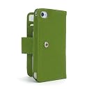 SP231:iPhone4S/4用本革ケース「wallet book for iPhone4S/4」 (ベビーブルー)