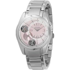 FOSSIL (�t�H�b�V��) �r���v TWIST �s���NMOP �N���X�^�� ME1008 ���f�B�[�X [���K�A���i]