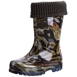 Toughees Shoes Kids Camo Fleece-lined Wellington Boot