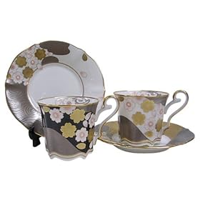 Noritake �{�[���`���C�i ����݂Ȃ� ������ʃR�[�q�[�q�M �G�ς�y�A�Z�b�g P52506/4661-10