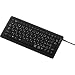 ELECOM �p���^�O���t��USB&PS/2�L�[�{�[�h ���{��84�L�[�~�j�L�[�{�[�h �u���b�N TK-UP84CPBK