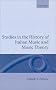 Studies in the History of Italian Music and Music Theory