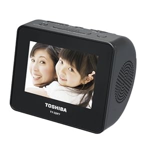 【クリックで詳細表示】TOSHIBA CUTEBEAT DIGITAL SD/FMオーディオフォトボックス ブラック TY-SDP7(K)