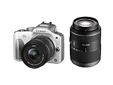 Panasonic �f�W�^�����J���� LUMIX G3 �_�u���Y�[���L�b�g �V�F���z���C�g DMC-G3W-W