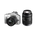 Panasonic �f�W�^�����J���� LUMIX G3 �_�u���Y�[���L�b�g �V�F���z���C�g DMC-G3W-W